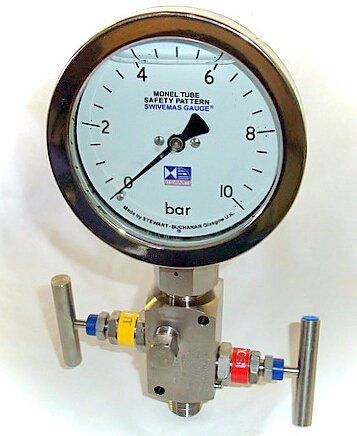 STEWART-BUCHANAN GAUGES — Манометр 632/SF/0-10 BAR
